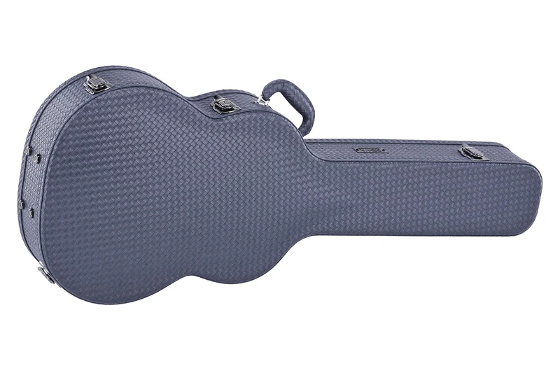 GEWA Vipera Guitar Case – Classical Guitar Case - Wooden Core - Domed Lid - Blue - Accessory Compartment - Hygrometer - Image 1
