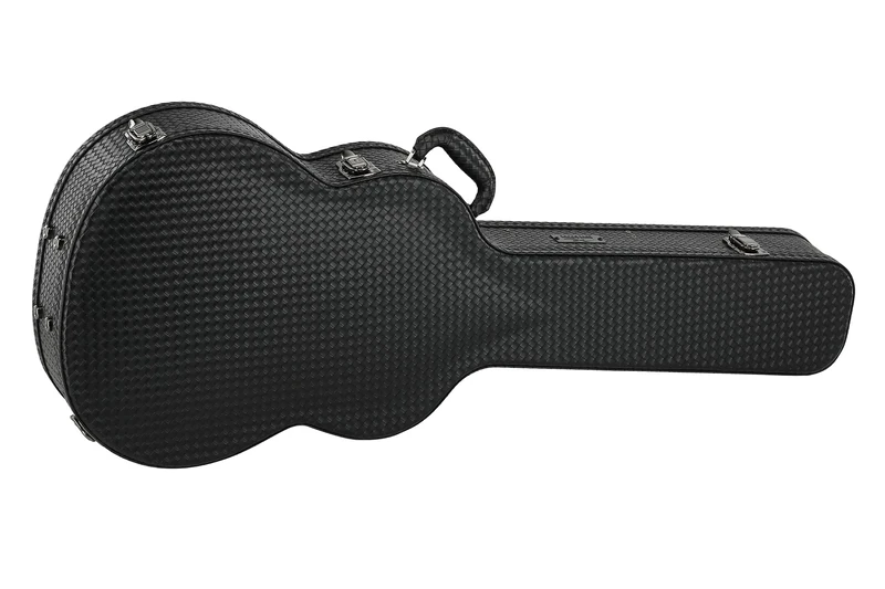 LUTHIER Manuel RODRÍGUEZ Vipera Guitar Case - Classical Guitar Case - Wooden Core - Domed Lid - Black - Accessory Compartment - Hygrometer