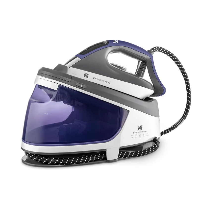 Di4 Digital Steam Ironing Center, Power 2600W, 8 Bar, Steam Boost 345 g, Removable Tank XL 1.5L, Ceramic Plate, Vertical Ironing, Ready in 1 Minute, LED Display, Self-cleaning