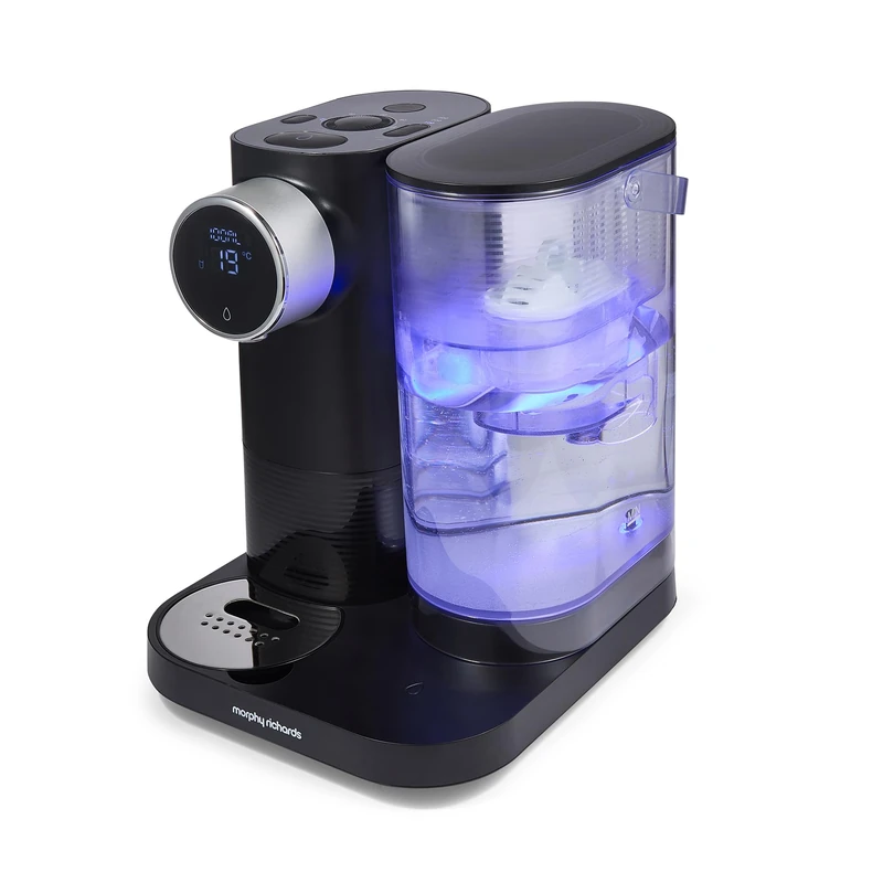 Morphy Richards HydroTouch 1.8L Electric Water Dispenser, LED Touch Panel, Quick Boil, Preset Temperature Options, Custom Water Volume, Drip Try, Safety Lock, 130002