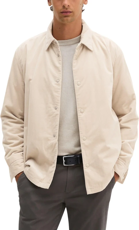 Marc O'Polo Men's 5000011895 Shirt, Linen Beige, S
