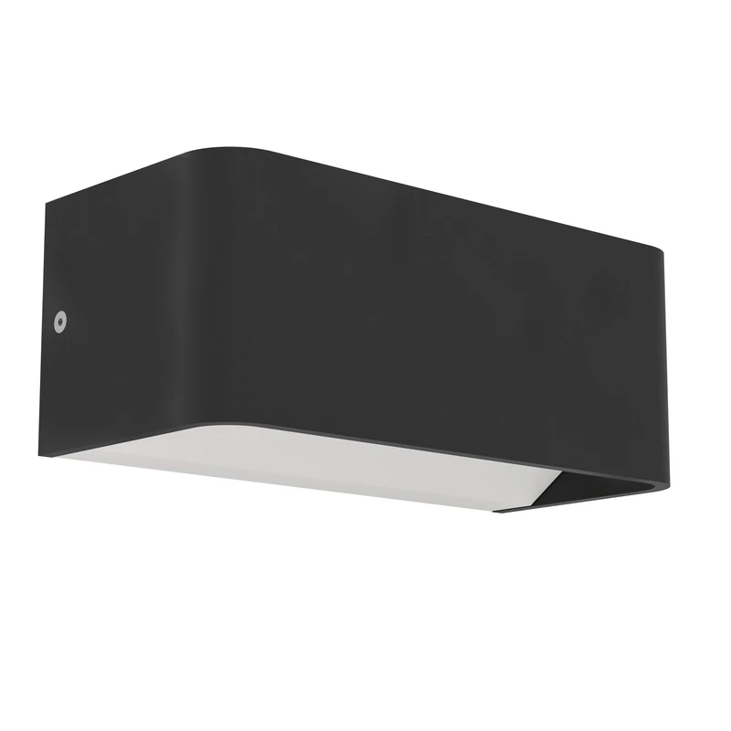 Eglo Connect.z LED wall Light Outdoor Sania-z, Smart Home Exterior lamp, app and Voice Control Alexa, Mounted Fixture in Black Plastic, IP55, Warm White-Cool White, RGB
