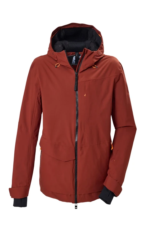 killtec KSW 72 MN Men's Ski Jacket Waterproof with Hood and Snow Guard Chestnut XXL 44548-000
