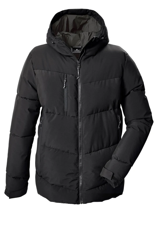killtec KOW 84 MN QLTD JCKT Men's Quilted Winter Jacket with Hood 44953-000 Black 4XL