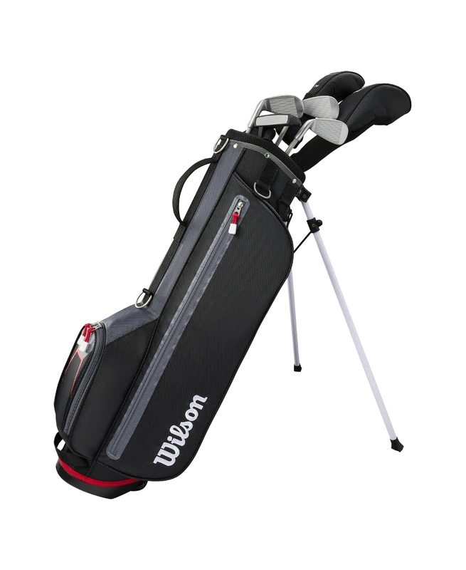 Wilson Profile Jr Complete Golf Set for Young Players, 9-Piece, Left Hand, Material: Graphite, Size: Large