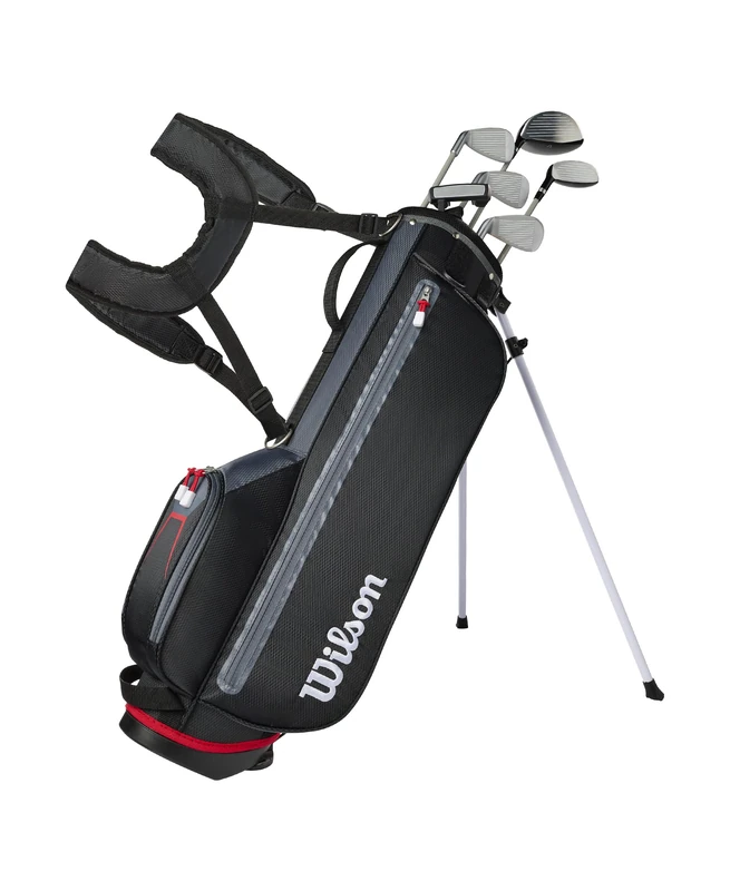 Wilson Profile Jr Complete Golf Set for Young Players, 9-Piece, Material: Graphite, Size: Large