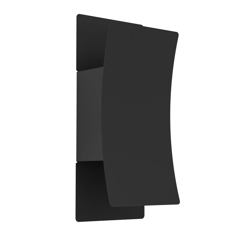 Eglo Montarello LED Outdoor Wall Light - Black Metal IP44