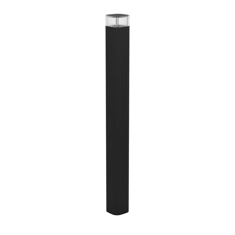 Eglo Outdoor lamp Post Castelnuovo, Garden Light Mains Powered, Path Lighting in Black Aluminium, IP65, GU10 Socket, 80 cm - Image 1