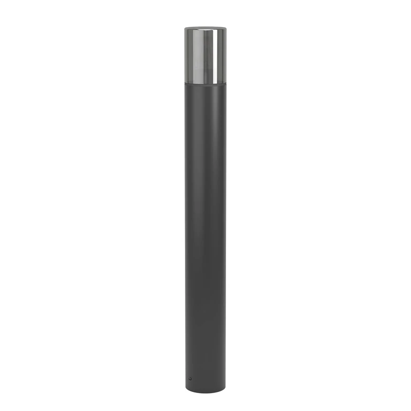 Eglo Outdoor lamp Post Cropani, Garden Light Mains Powered, Path Lighting in Black Aluminium, IP54, E27 Socket, 80 cm