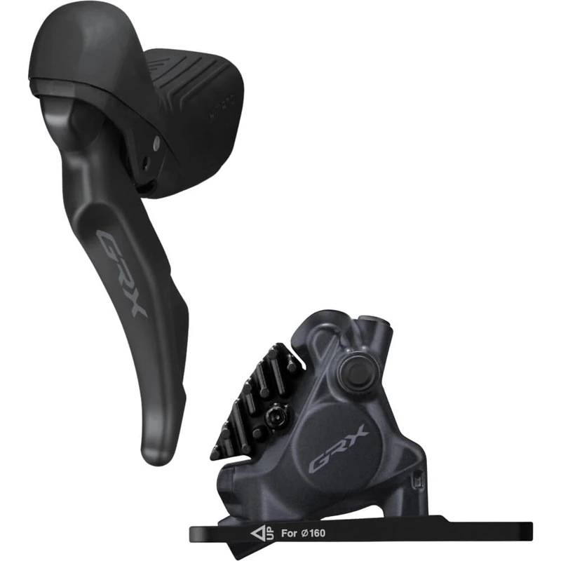 Shimano GRX ST-RX610/BR-RX410 Disc Brake, Black, One Size
