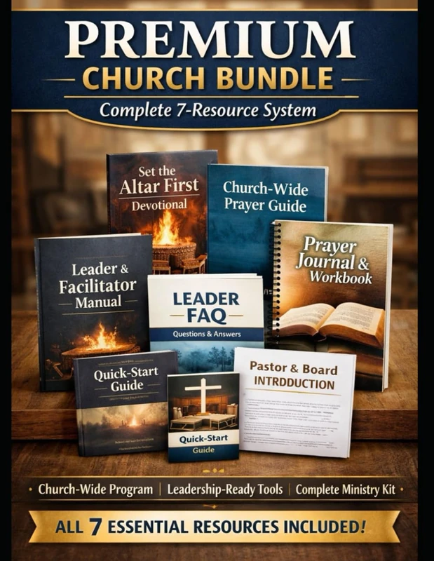 Set The Altar First: Premium Church Prayer Initiative & Leadership System - Image 1