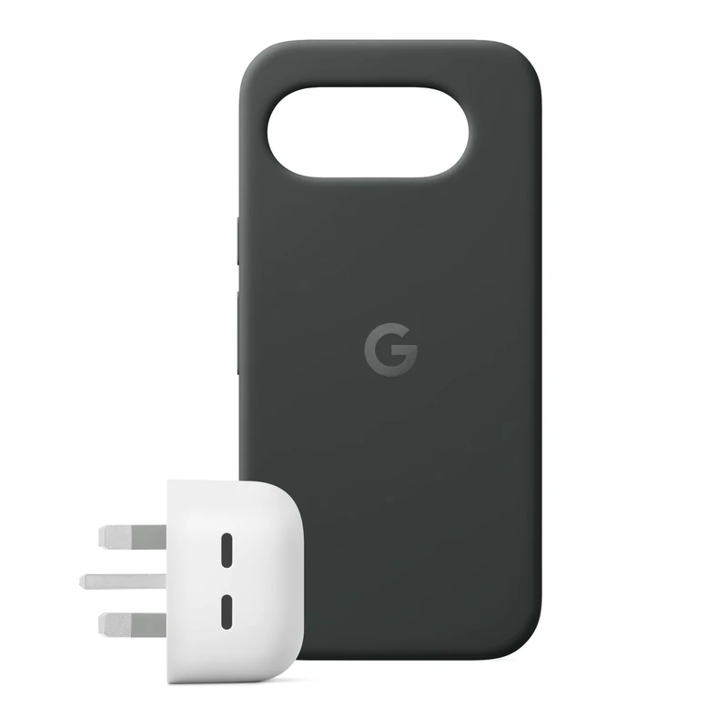 Google Pixel 10a Case and Pixel Flex 67W USB-C Charger Set