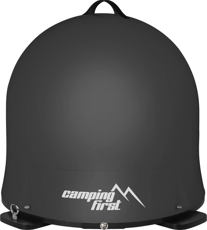 Camping First Satmex Dome - Fully Automatic Satellite Antenna (for Mobile Use, Self-Alignment to Astra 19.2° East, Heavy Duty Dome, No Separate Power Required) - Anthracite