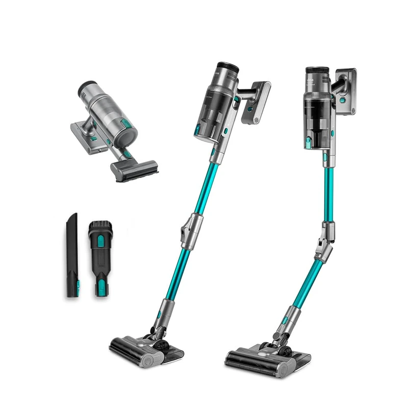 Ufesa U7 Digital Pro Wash, Cordless Stick Vacuum Cleaner 500W, 29.6V, Integrated Mop 2-in-1 Cleaning, 26KPa, Autonomy 55 min, Multicyclonic Technology, Brush with Light, HEPA Filter