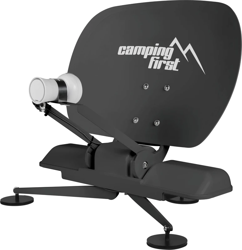 Camping First Satmex mobil 3 - Fully Automatic Satellite Antenna (for Mobile Use, Self-Alignment to Astra 19.2° East, No Separate Power Supply Required) - Anthracite