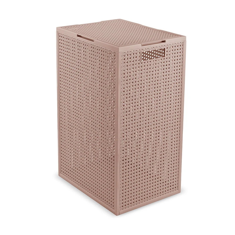 CURVER KAYA LAUNDRY HAMPER 60L Powder Pink