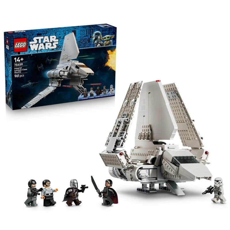 LEGO Star Wars 75459 Imperial Lambda-Class Shuttle Model Kit - 5 Minifigures incl. Moff Gideon w/Darksaber - Gift for 14+ Year Old Teenage Boys & Adult The Madalorian Fans