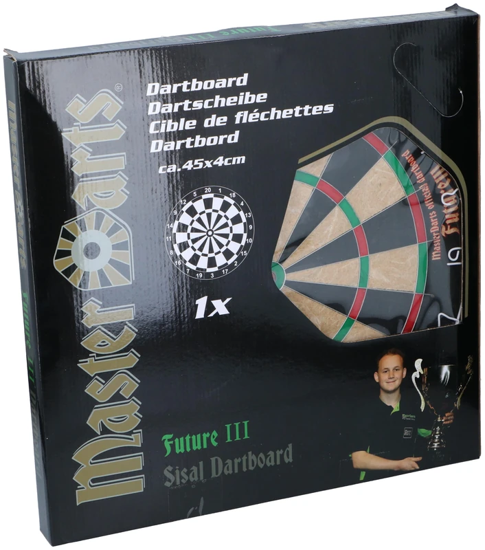 Masterdarts Sisal Dartboard 45 Diameter x 4 cm - Image 1