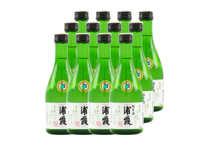 Urakasumi Junmai - Sake 300ml 15% (Pack of 12) | Classic Japanese Junmai Sake