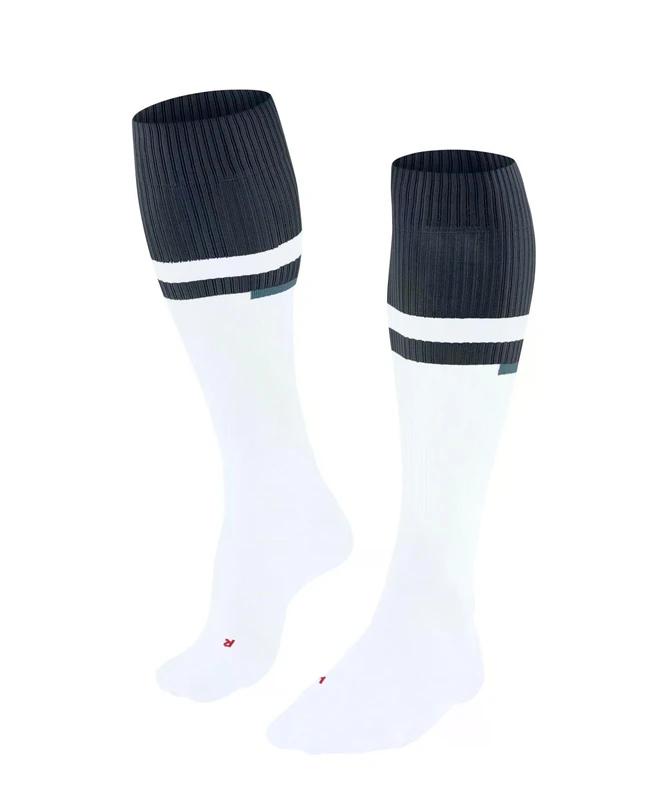 FALKE Men's RU Compression Energy M Kh Functional Yarn With Compression Running Socks 1 Pair, White Woolwhite 2060 - Calf circumference W2, 8.5-11