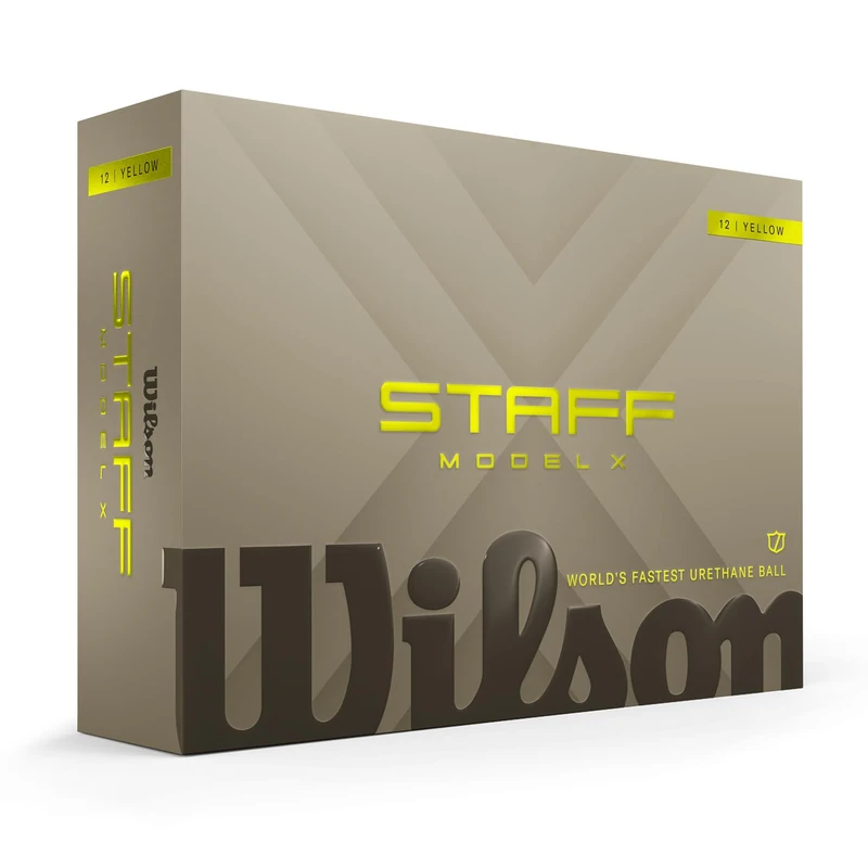 Wilson STAFF MODEL X Yellow 12-BALL