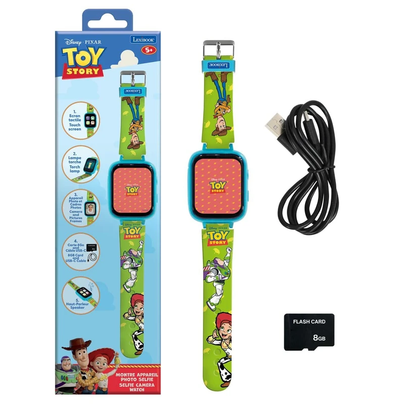 Lexibook Toy Story Smartwatch - 720P Camera and 8GB Memory