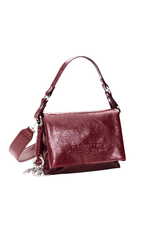 Desigual cross body bag shoulder bag Half Logo Venecia 4.0 Crossbody Bag Garnet dark red