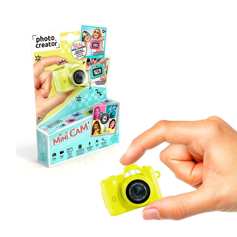 Rocco Giocattoli - Mini Cam - Pro - with Keyring and SD Card 1 GB