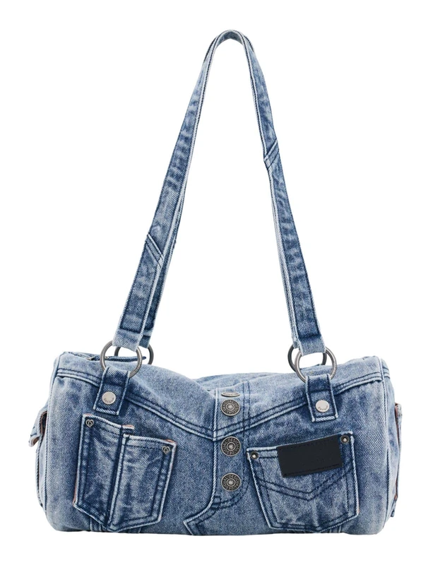 Desigual cross body bag Jackdenim Hagi Shoulder Bag Denim Raw blue