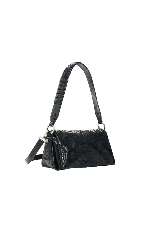 Desigual Bag_siroco Naron - ACCESSORIES PU ACROSS BODY BAG Women, Black/White