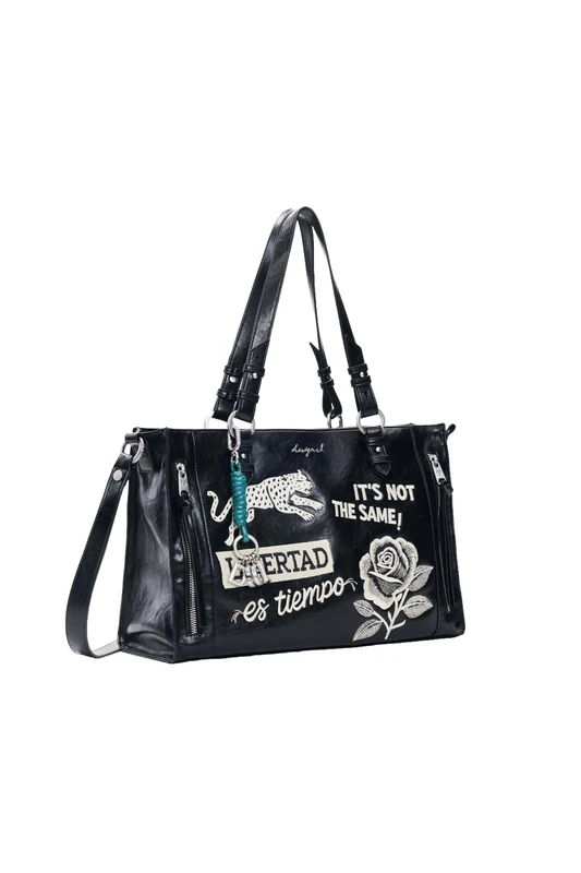 Desigual shoulder bag cross body bag Libertas Liendo Bag Black