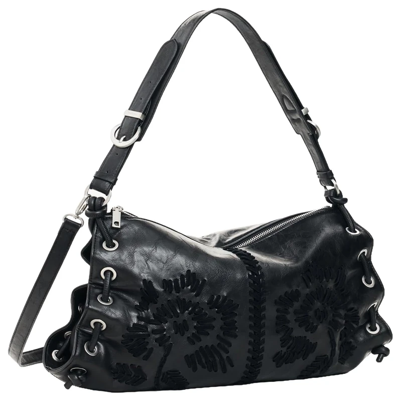 Desigual Alisio Xela Shoulder Bag Black
