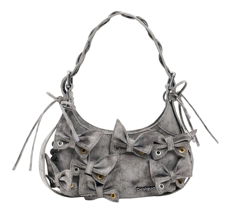 Desigual cross body bag Nickel Haiti Mini Shoulder Bag Dark Grey gray
