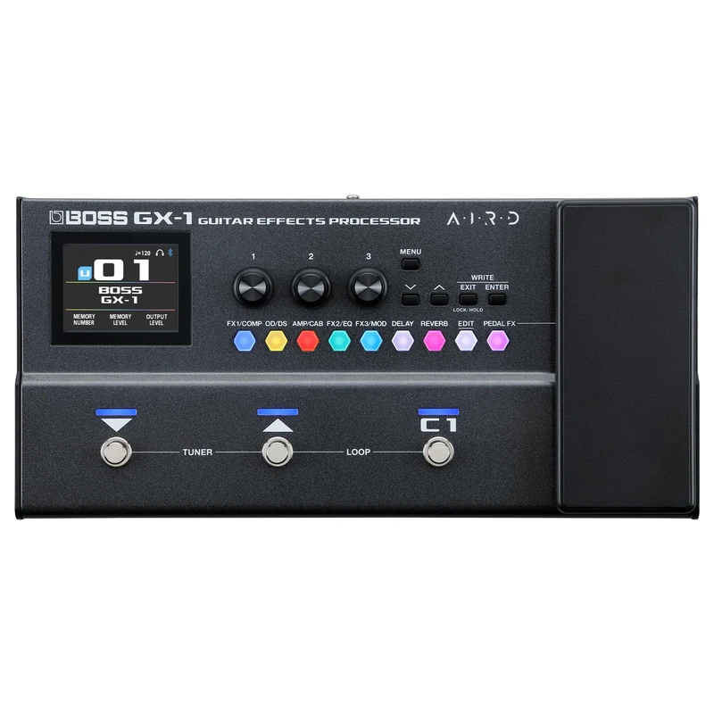 BOSS GX-1 | Ultra-Portable Guitar Effects Processor | Packed with Iconic Amps & Effects | Premium AIRD Sound Engine | Ideal for Beginner Guitarists | Bluetooth Connectivity | Versatile Power Options