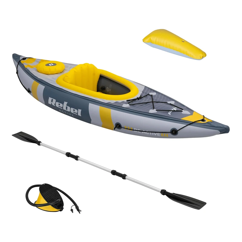 Rebel Electro Kayak Pumped Inflatable Inflatable Hiking 282x90 Paddle Pump Seat RBA-4515
