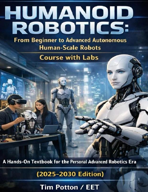 Humanoid Robotics: From Beginner to Advanced Autonomous Human-Scale Robots Course with Labs: A Hands-On Textbook for the Personal Advanced Robotics Era (2025–2030 Edition)