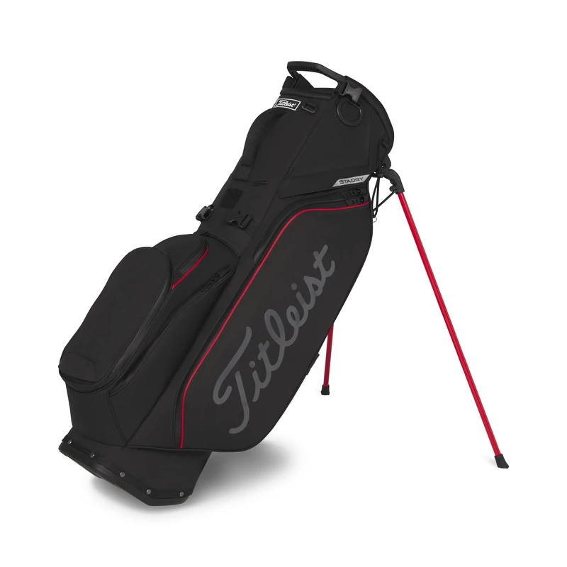 Titleist Players S5 StaDry Stand Golf Bag, Black/Red/Graphite