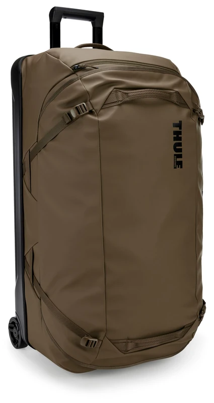 Thule Trolley Travel Bag Chasm Recycled Rolling Duffel 110L Deep Khaki Brown 80cm - Image 1