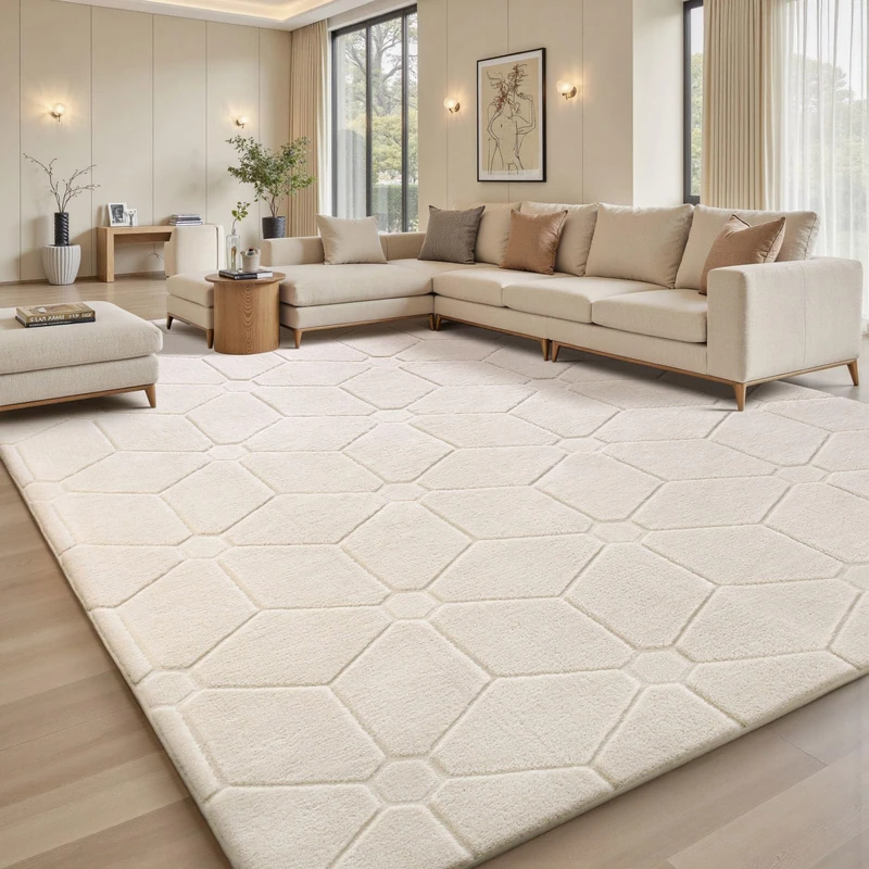 Sour Lemon Rugs Living Room 300x425,3D Cream Area Rugs for Bedroom,Extra Large Rugs for living room,Machine Washable Anti Slip Short Pile Rug Carpets Mat for Kids Room Bedroom