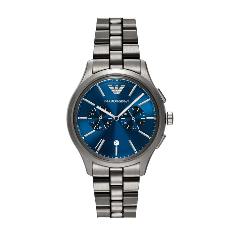 Emporio Armani AR11729 Men's Gun-Metal Stainless Steel Watch - Image 1