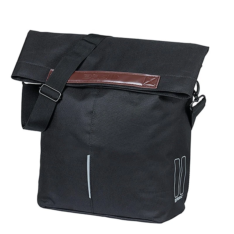 Basil City Shopper Bike Bag Compatible MIK Hook 14-16 L Black