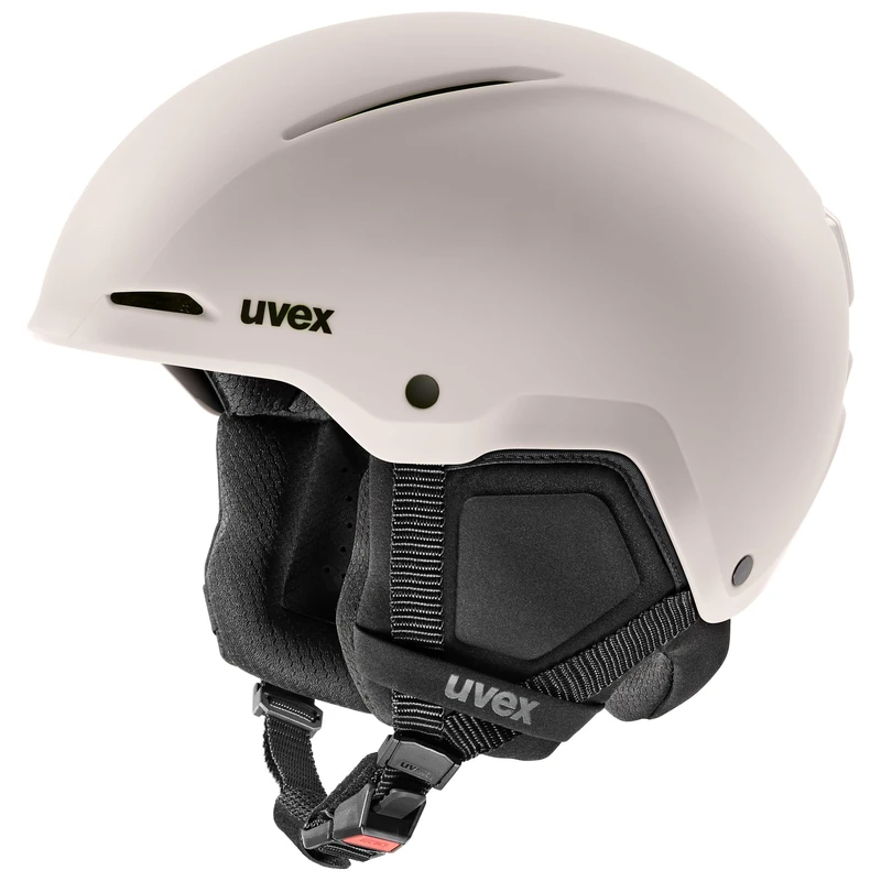 uvex minimo – extremely lightweight, safe ski helmet with individual size adjustment for children – warm grey matt – 51–55 cm