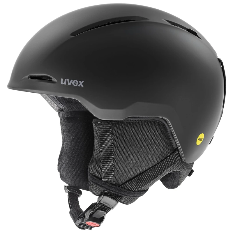 uvex summit MIPS – robust, lightweight and stylish ski helmet with additional impact protection and optimal ventilation for women and men – black matt – 59-63 cm