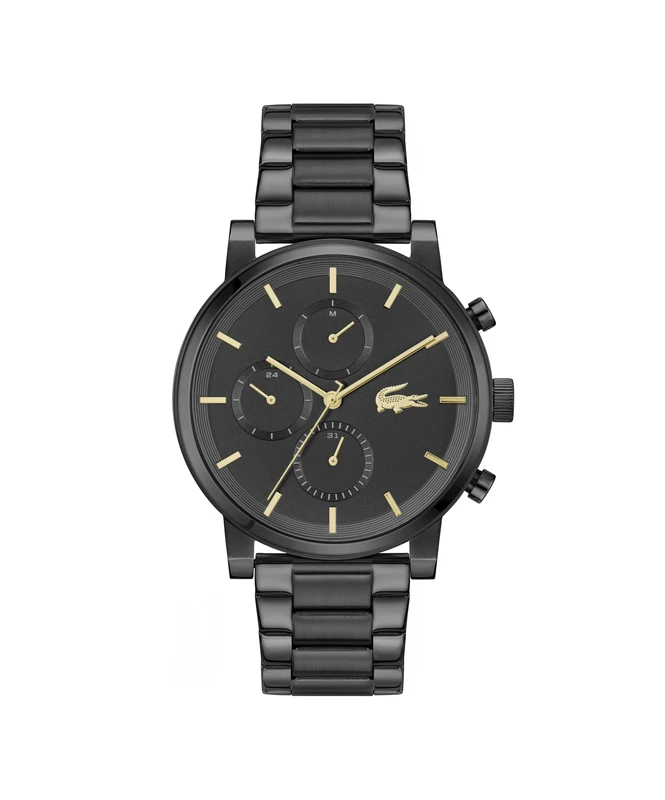 Lacoste Multi-Function Watch for Men Replay Collection with Black Steel Bracelet - 2011451