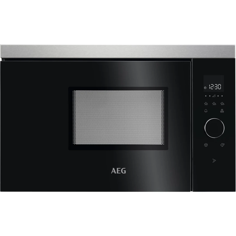 AEG Series 8000 CombiQuick Integrated Oven OK8NW00MB Combi Microwave Oven with Conventional Heating, LED Touchscreen Control, 800 W Microwave Output, Black, Built-In, 590x560x550