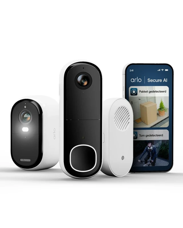 E3 2K + Doorbell HD + Chime - EU Only