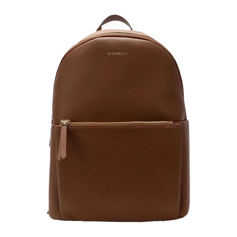 Fiorelli Women's Ally Large Backpack, Stylish Rucksack with Adjustable Straps & Pockets, Faux Leather, Teak Brown