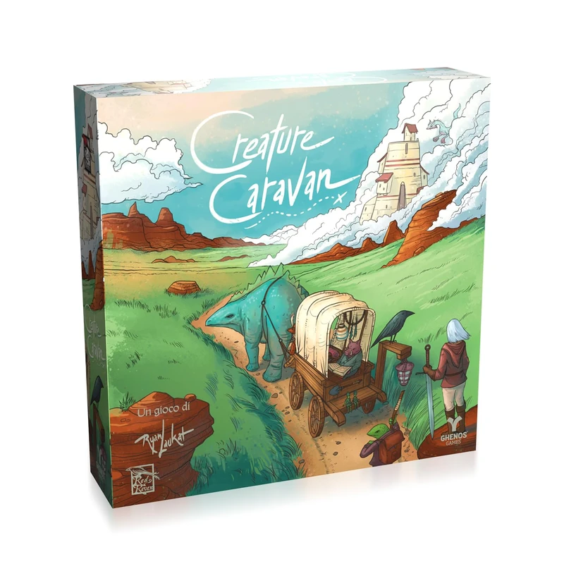 Creature Caravan - Board Game - Simultaneous Competitive Game for Adults and Children from 8 Years - 1-4 Players - Duration 60-90min - Italian Edition - Image 1