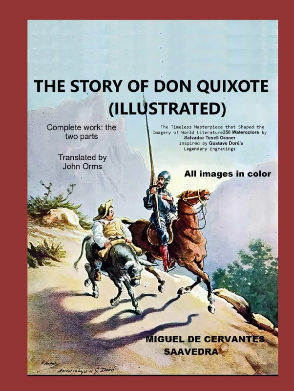 The Story of Don Quixote, Illustrated: The Timeless Masterpiece that Shaped the Imagery of World Literature — 350 Watercolors by Salvador Tusell Graner Inspired by Gustave Doré’s Legendary Engravings - Image 1