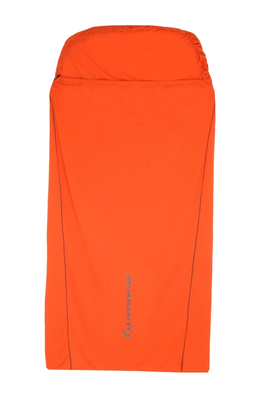 Lifeventure Thermal Sleeping Bag Liner - Lightweight Thermolite Fabric Adds up to 9°C Warmth, Ideal for Cold Weather Camping and Winter Travelling, Rectangular Shape